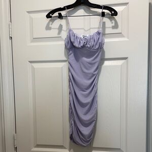 Body-con Rouched Mini Dress